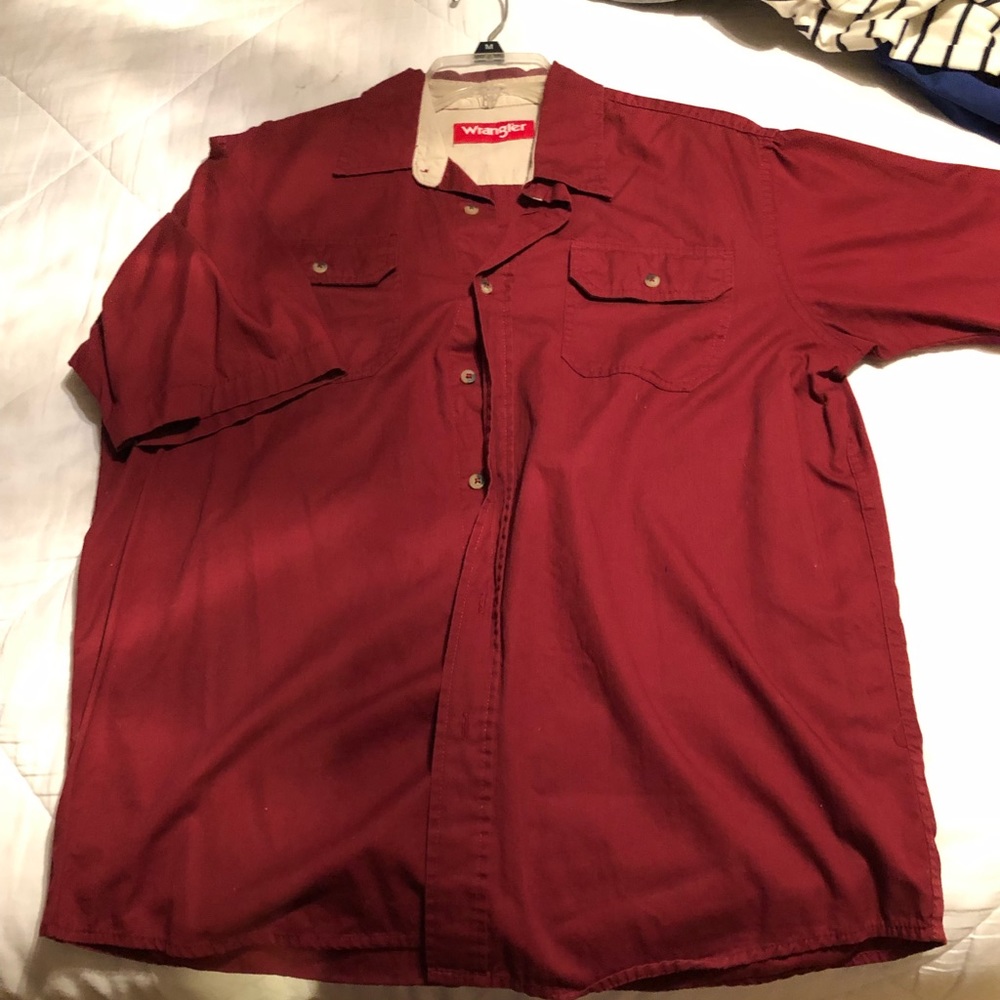 Wrangler short sleeve button up